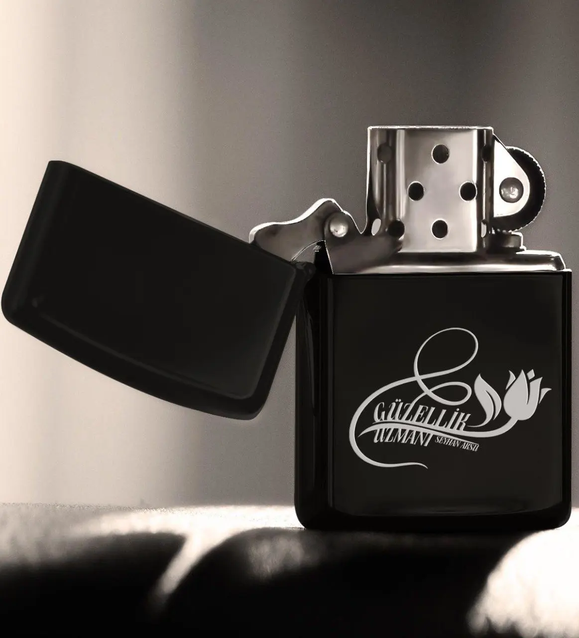 

Personalized Professional Cosmetologist Gasoline Black Metal Cigarette Lighter-1
