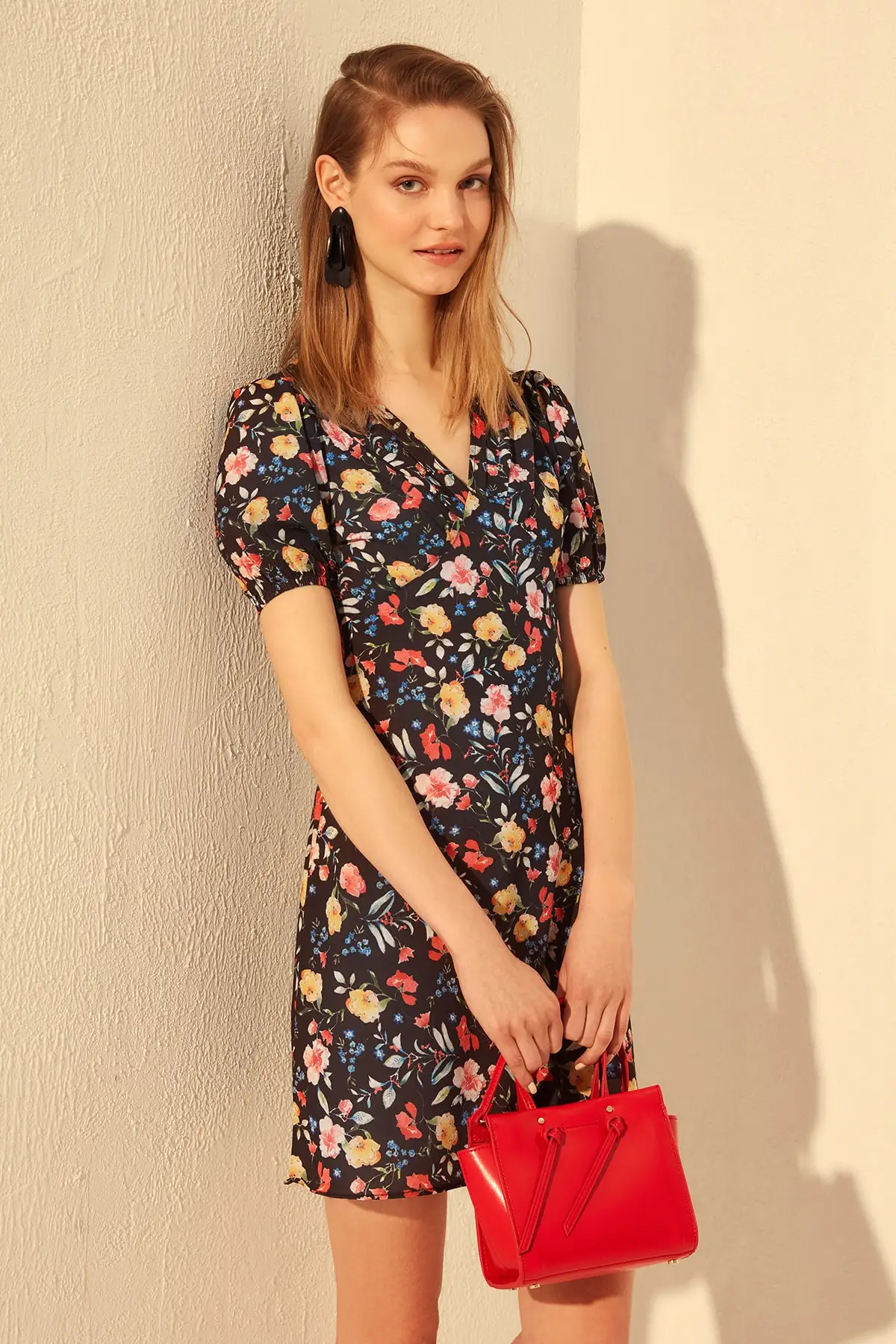 Платье с цветочным принтом TWOSS20EL1279 | Женская одежда