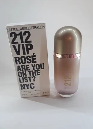 

New Brand Original Perfume Luxury 212 Vip Rose Tester 80 ml