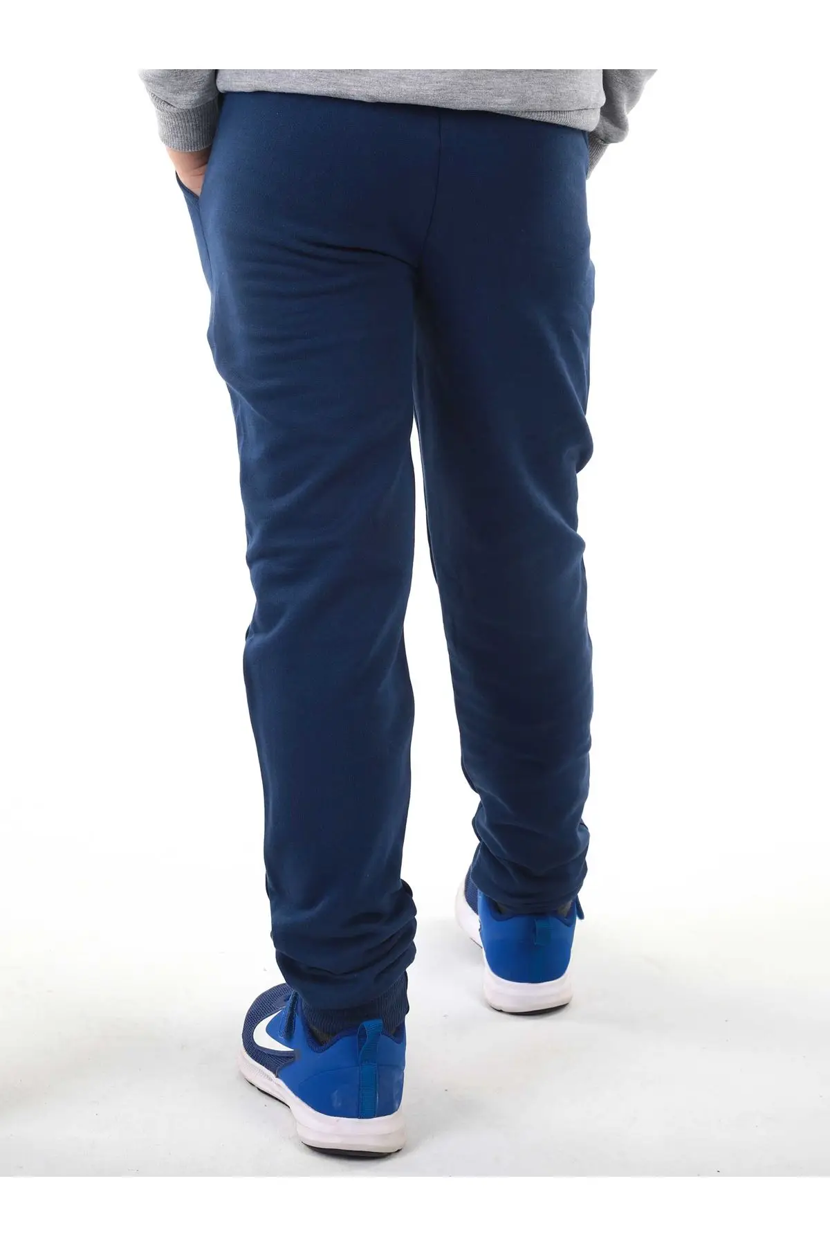 Темно синий спортивный костюм для мальчиков Сезон осень зима Детские спортивные