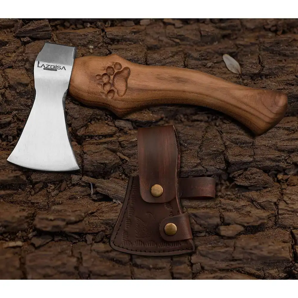 

Outdoor Camping Nacak Pruning Ax Wooden Handle (26 Cm) With Case Gift