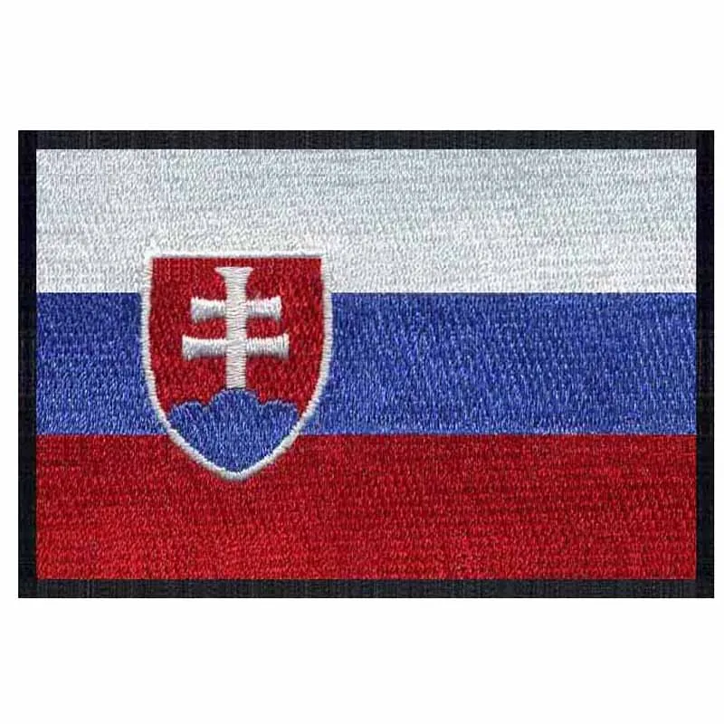 3 дюймовая широкая вышитая нашивка с флагом Словакии вся детская одежда и