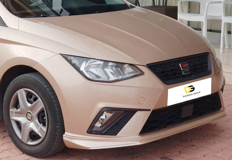 Seat Ibiza 2017 - up OEM Style Front Lip / Splitter Raw or Painted Plastic enlarge