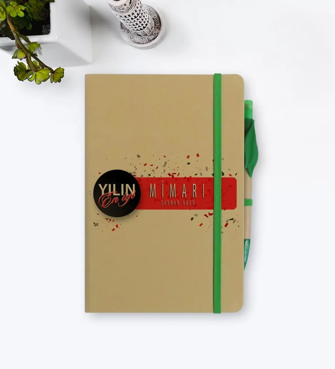 

Personalized Best Architect Of The Year Book and Seeded Pen Gift Set