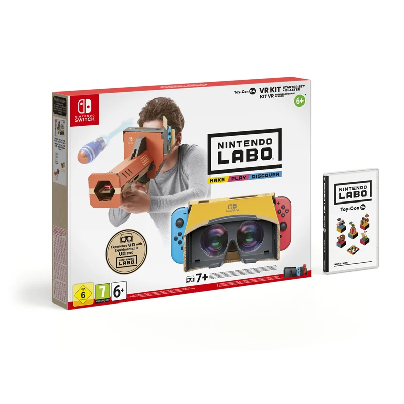 Nintendo Labo: набор VR - стартовый + бластер (Nintendo Switch) | Электроника