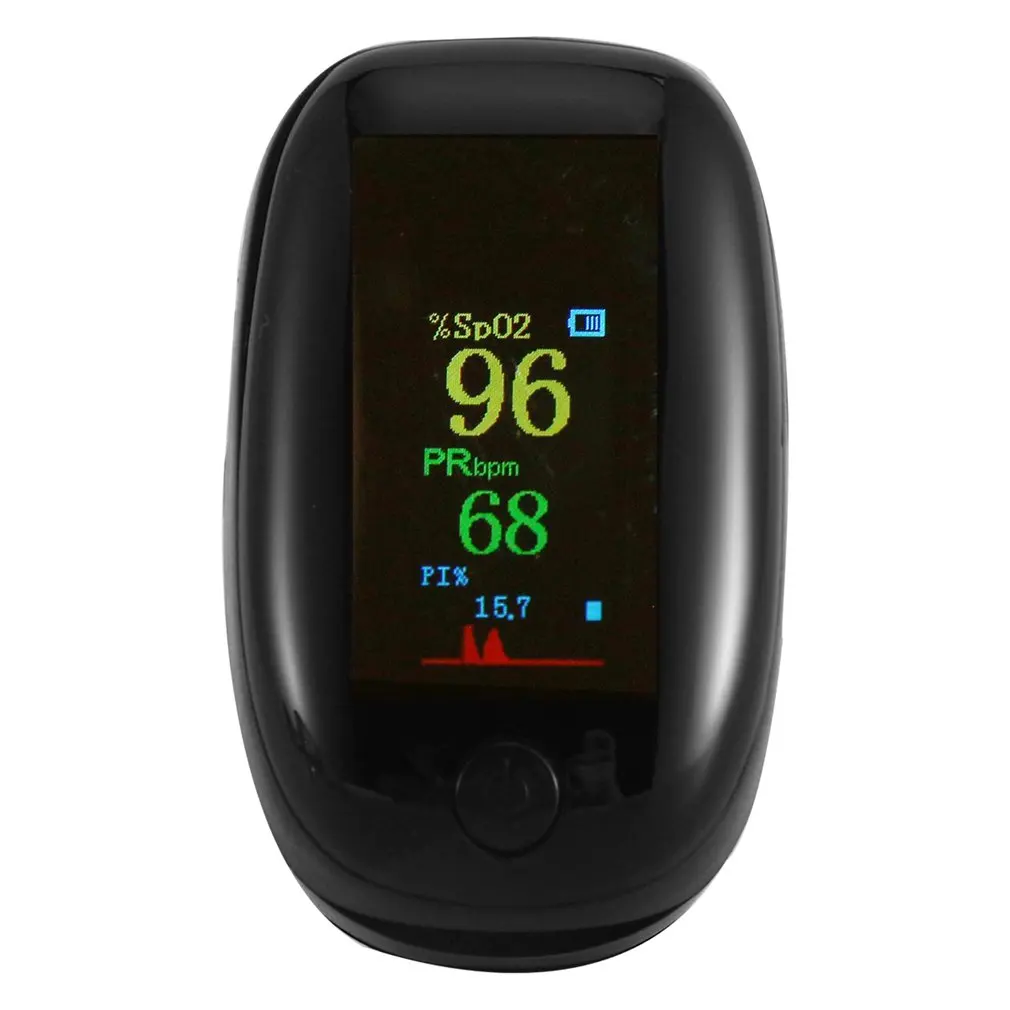 Пульсоксиметр Пальчиковый цифровой медицинский измеритель пульса и уровня