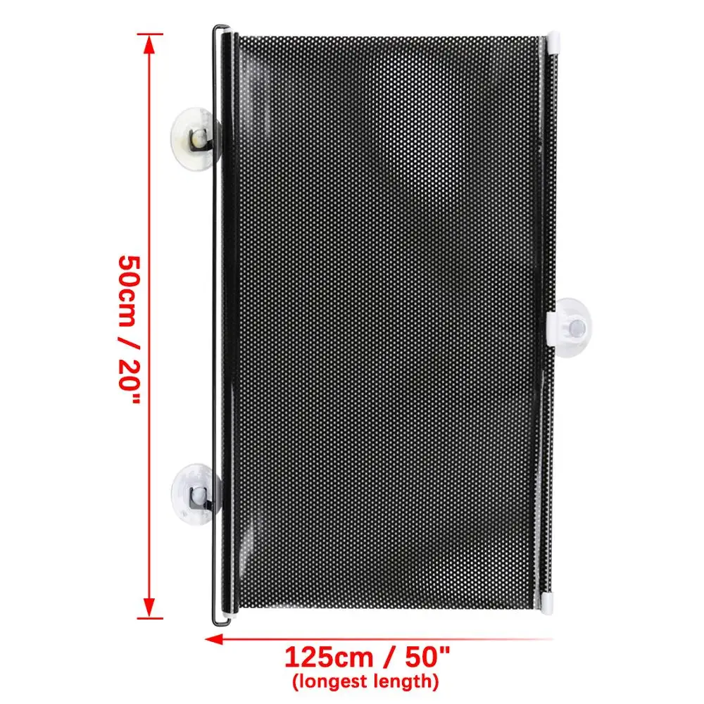 Uxcell выдвижное автомобильное Окно Солнцезащитный козырек ветровое стекло