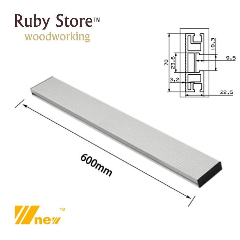 600 мм W новый алюминиевый профиль/забор деревообработка Настольная пила CNC|Наборы
