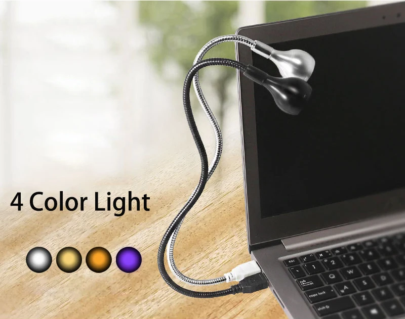

USB Power LED Eye Protect Book Light Flexible LED Reading Book Desk Lamp for Bedroom Study Room