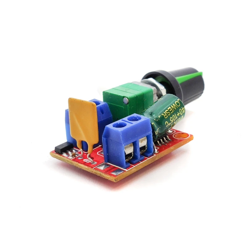 ШИМ регулятор 3-35V 5A 90W/ оборотов яркости |