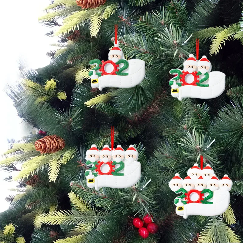 

Christmas Party Decoration For Home Christmas Tree Hanging Pendant Santa Claus With Mask Natal 2020 Noel Xmas Tree Kids Gift