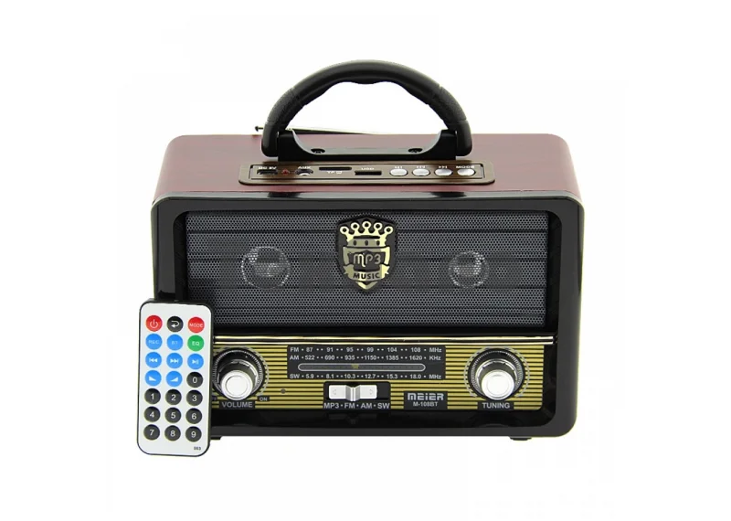 Радиоприемник Meier M-108BT (Bluetooth\USB\MP3\microSD\220V) | Электроника