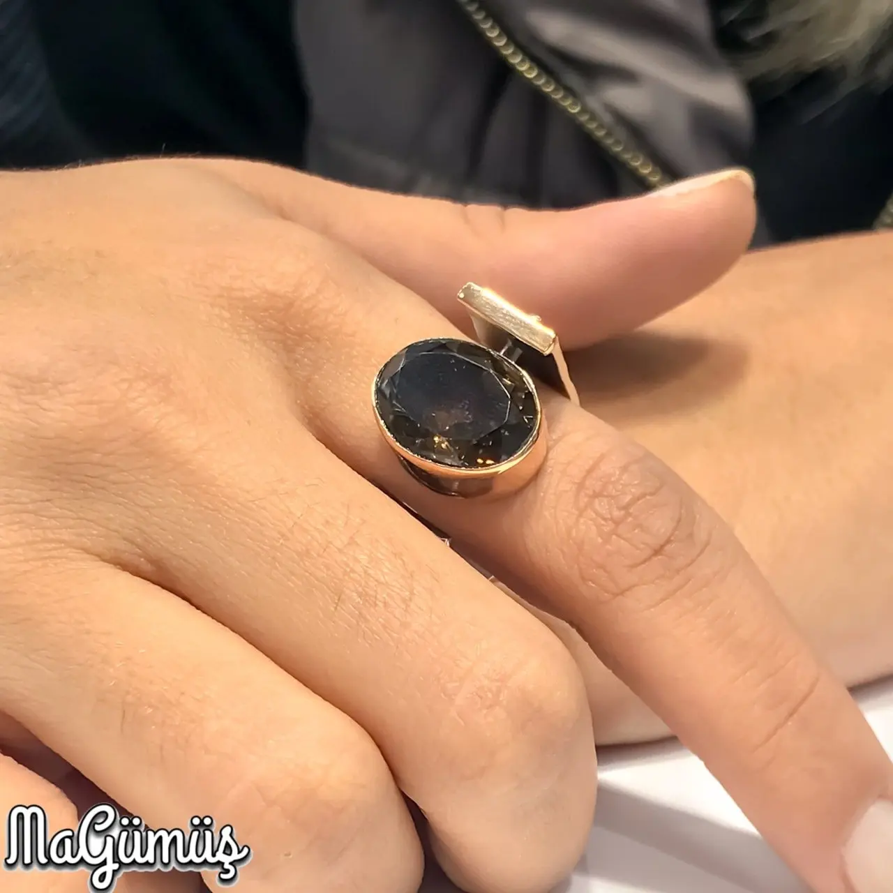 Дымчатый Кварц Камень специальное производство дизайн серебряное подлинное