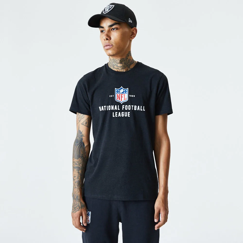Футболка New Era maga с коротким логотипом НФЛ Лига основанная черная