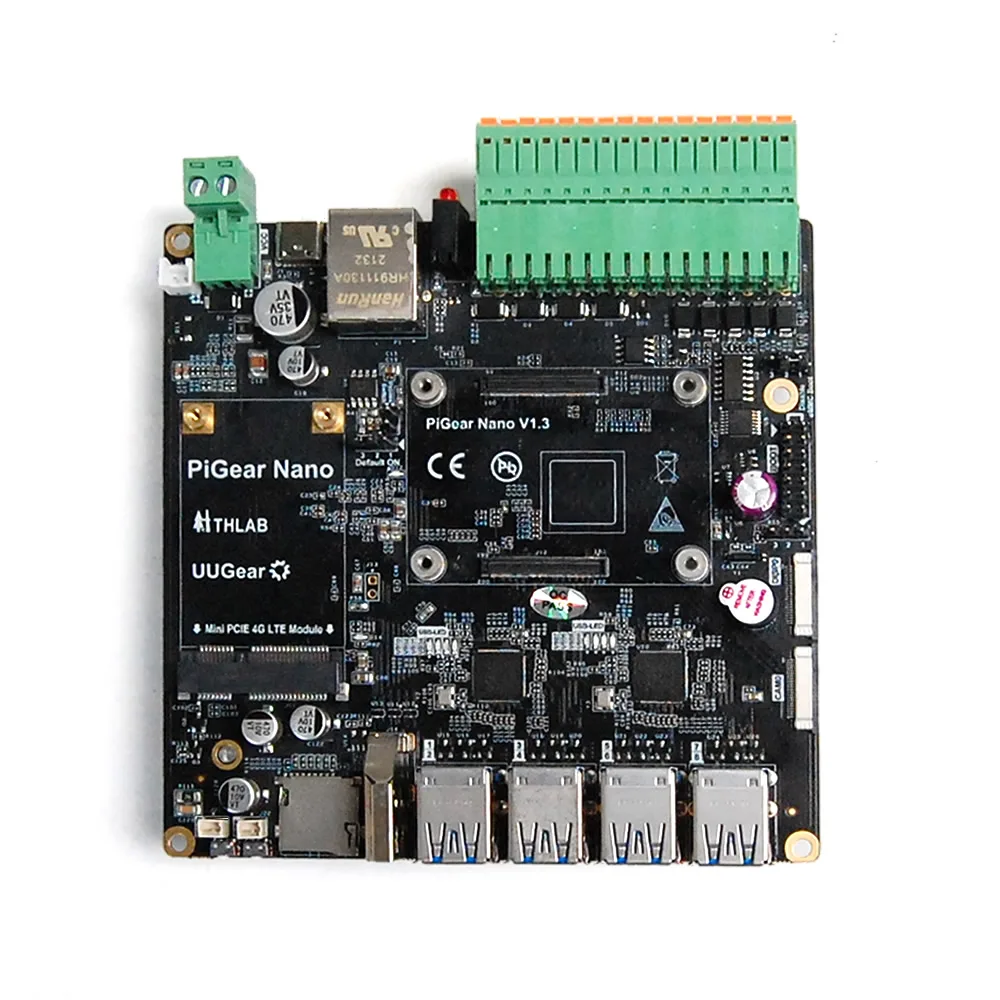 PIGEAR NANO: NANO-ITX RASPBERRY PI компьютерный модуль 4 переносная плата |