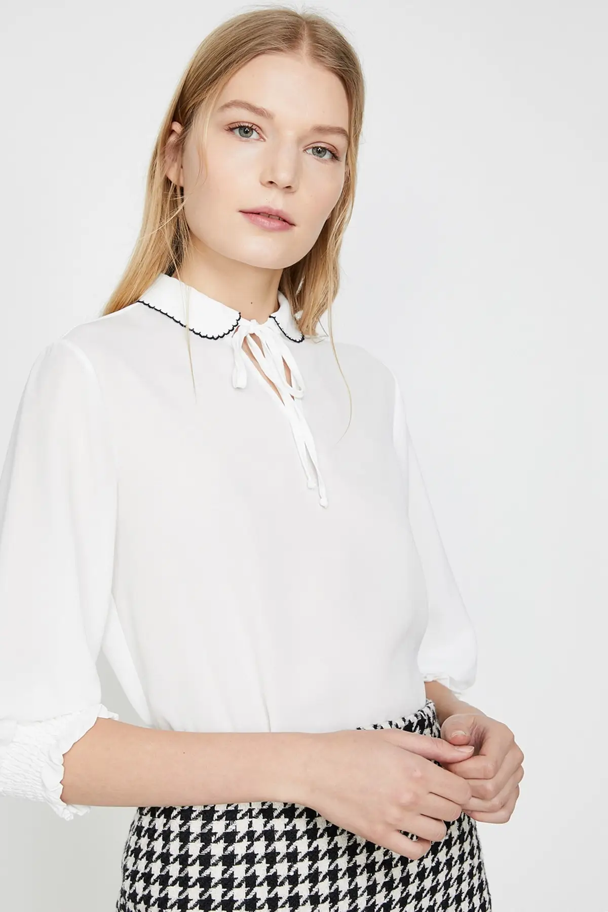 Koton женский экрю Bluz 9 YAK68783PW| |