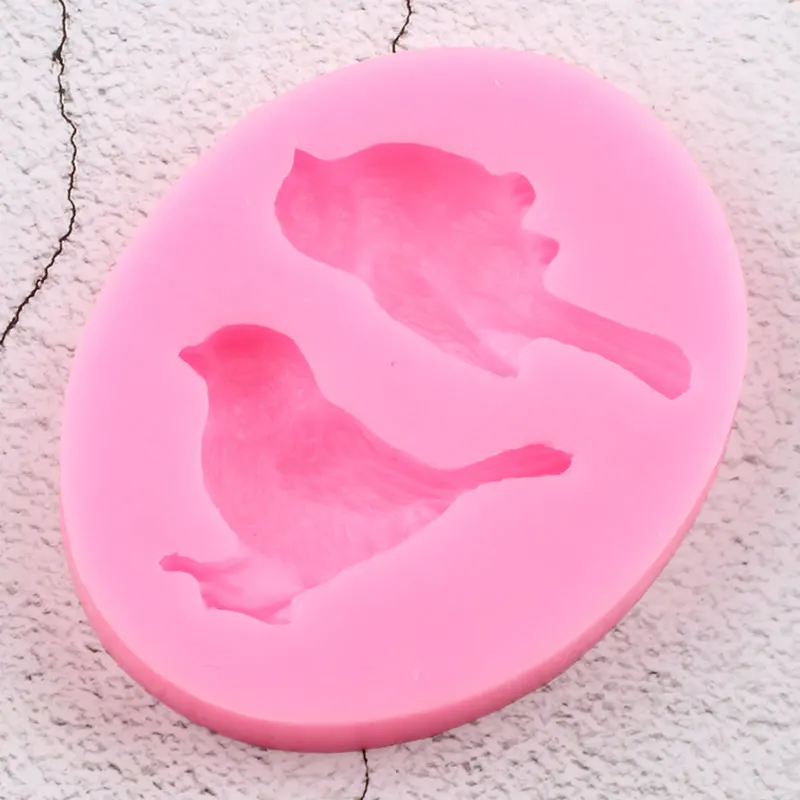 3D Птицы силиконовые формы Шоколадные конфеты Сделай Сам Рукоделие мыло смолы