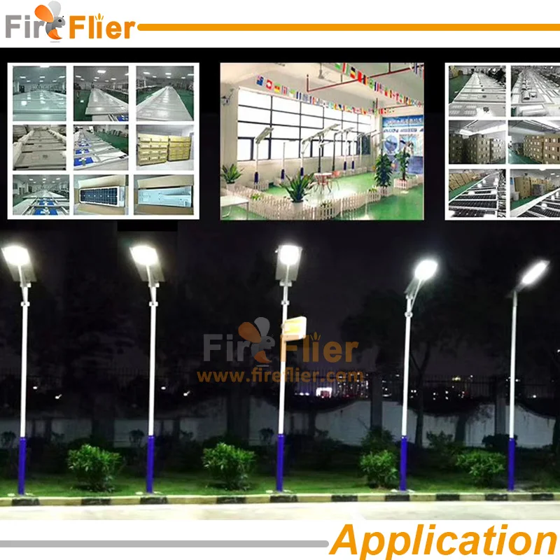 Уличный светодиодный светильник Все в одном на солнечной батарее 2 шт./лот 50 Вт 100