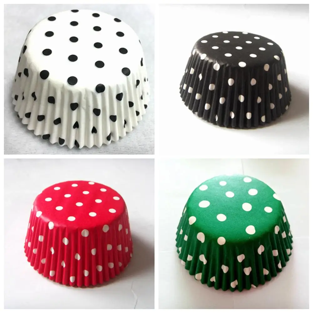 50 х однотонная бумага для кексов белого черного темно-синего коричневого