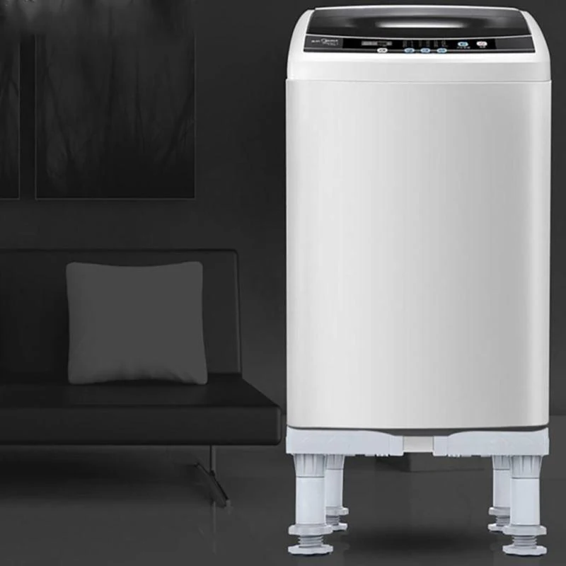 

1 Set Adjustable Washing Machine Fridge Base Laundry Pedestal Raised Stand Parts Wholesale