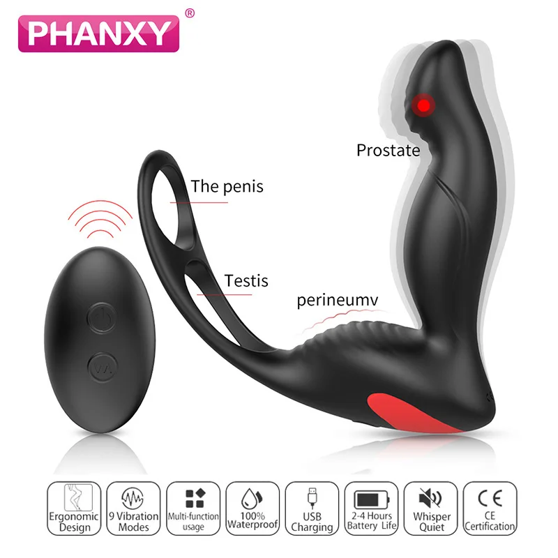 PHANXY мужской массажер простаты вибратор стимулятор секс игрушки для пар товары