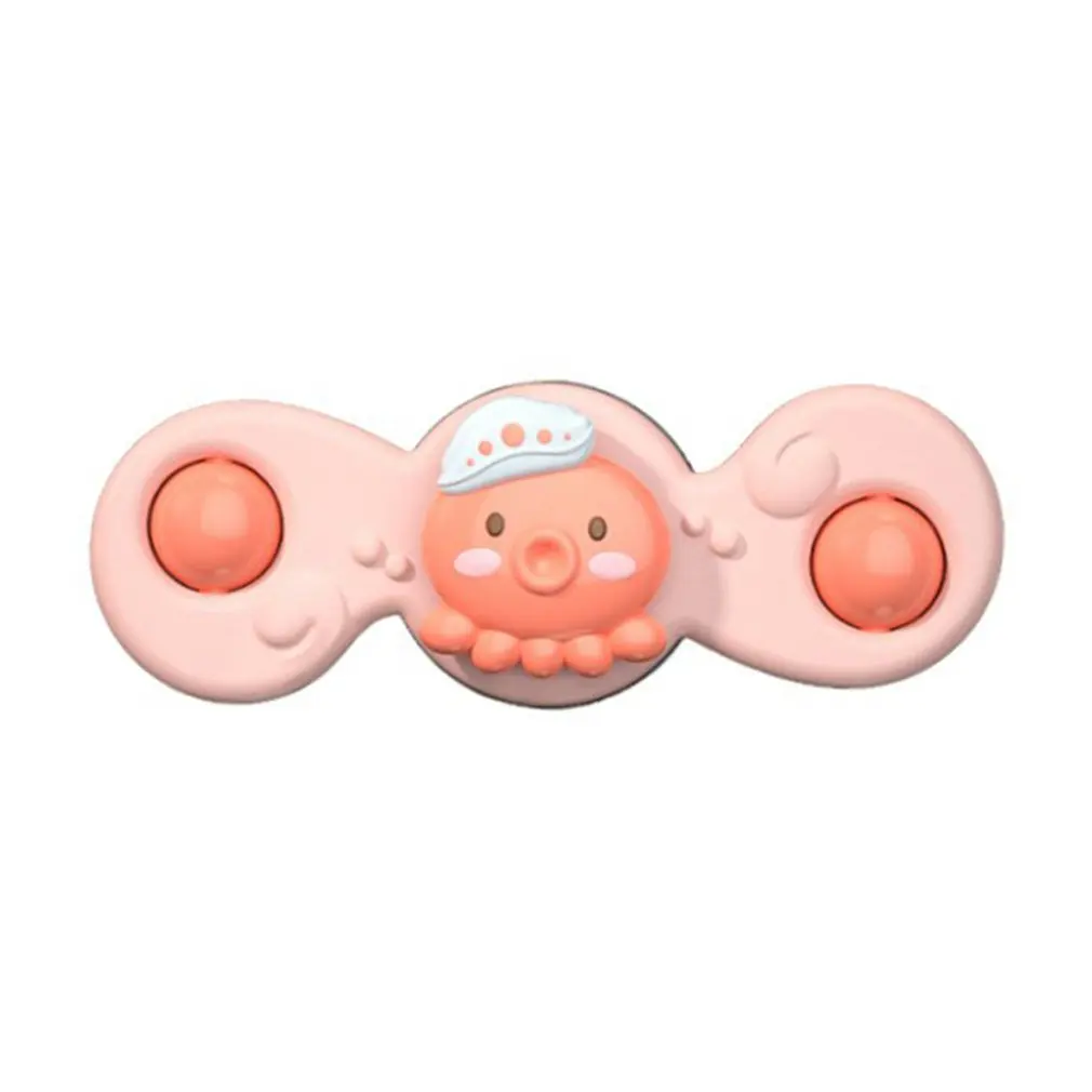 

Montessori Kid Spin Top Bath Toys For Boy And Girl Children Bathing Sucker Spinner Suction Cup Toy For Kids Teether
