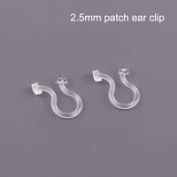 clear resin ear clip accessories painless invisibility u shaped patch clip no pierced ears female diy change ear clip converter