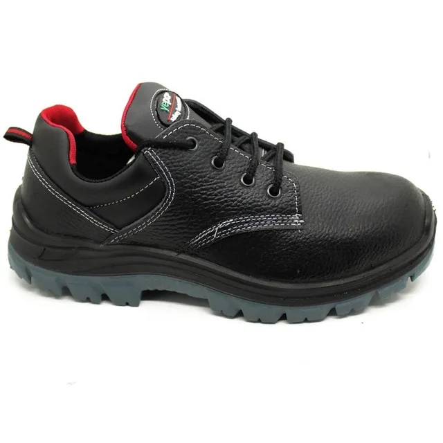 Рабочая обувь Yepa M-090 S2 из натуральной кожи без носка или подошвы унисекс Черная |