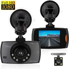 Автомобильный видеорегистратор G30, камера заднего вида с двойным объективом, 1080P HD, 2,2 дюйма, циклическая запись, ночное видение, акселерометр