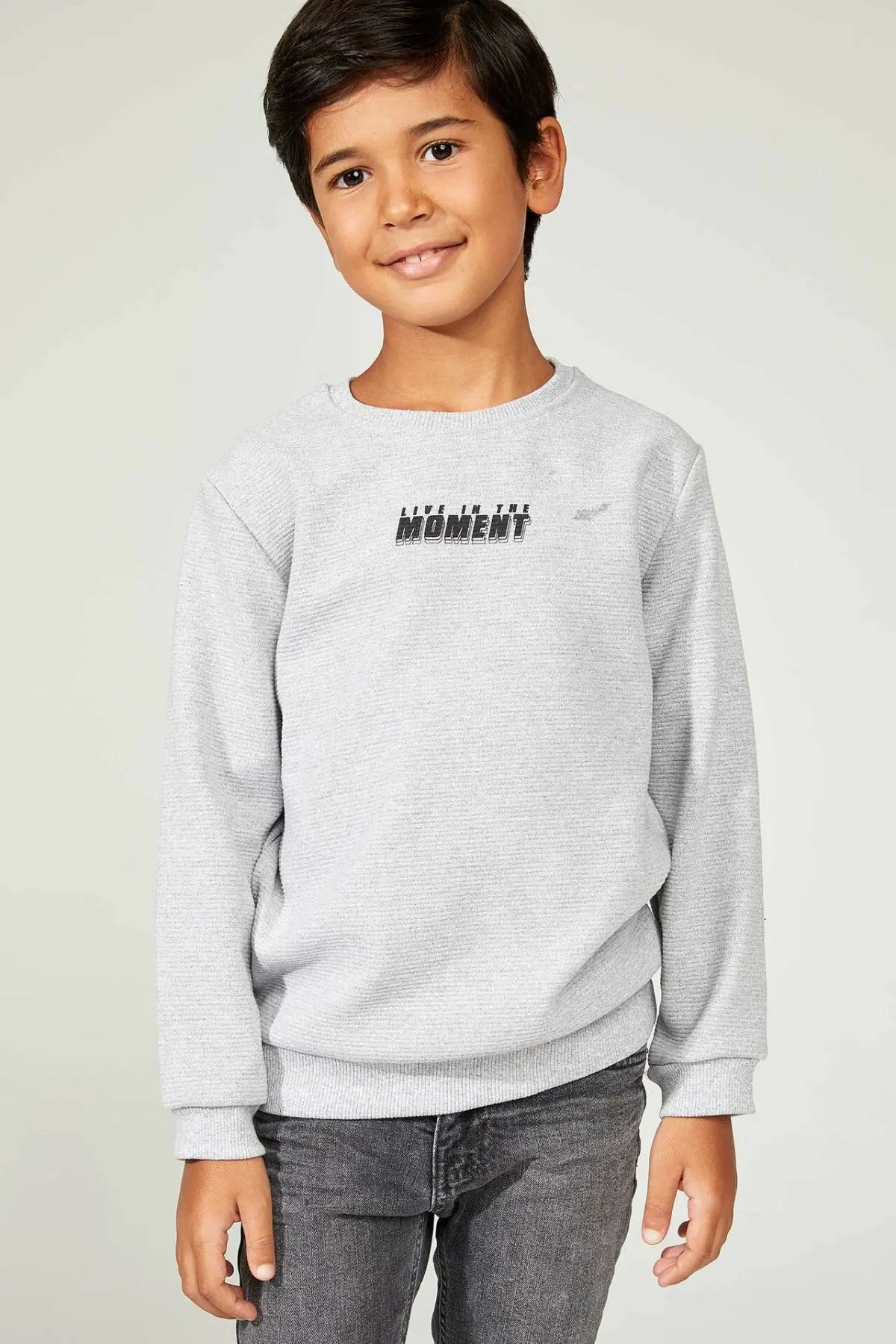 Новинка повседневные Пуловеры с круглым вырезом для мальчиков модные простые