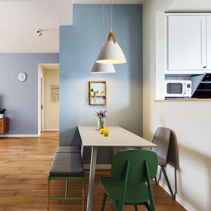 Современный подвесной светильник в скандинавском стиле кухонный светодиодный