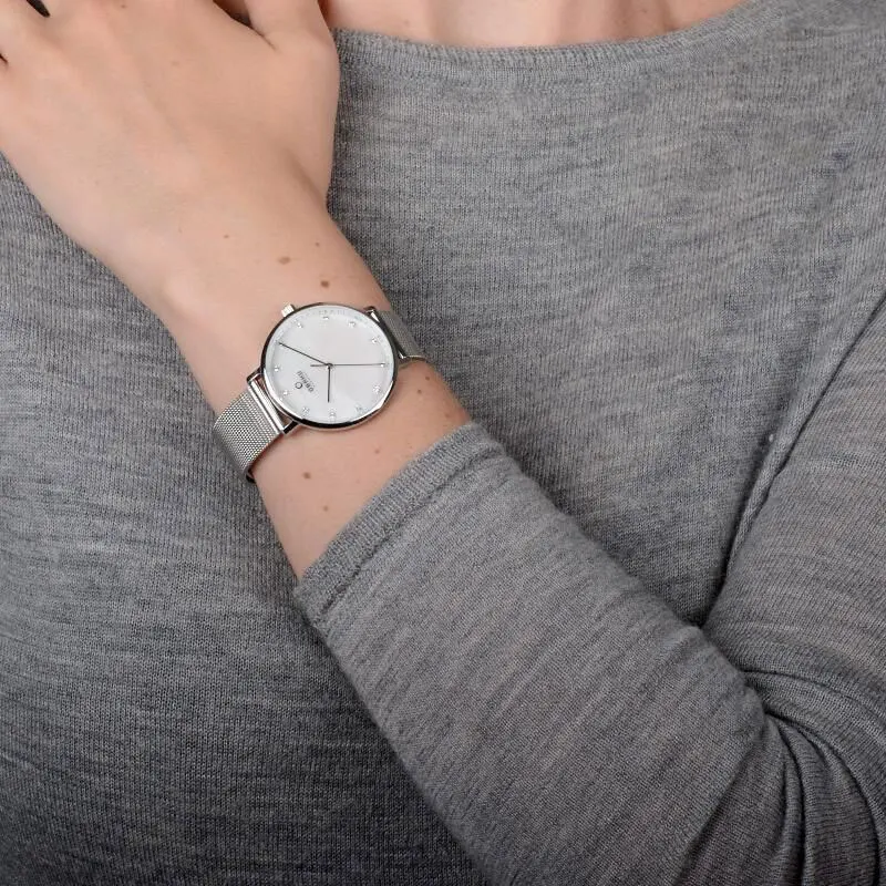 Наручные часы Obaku V186LXCWMC женские кварцевые на браслете |