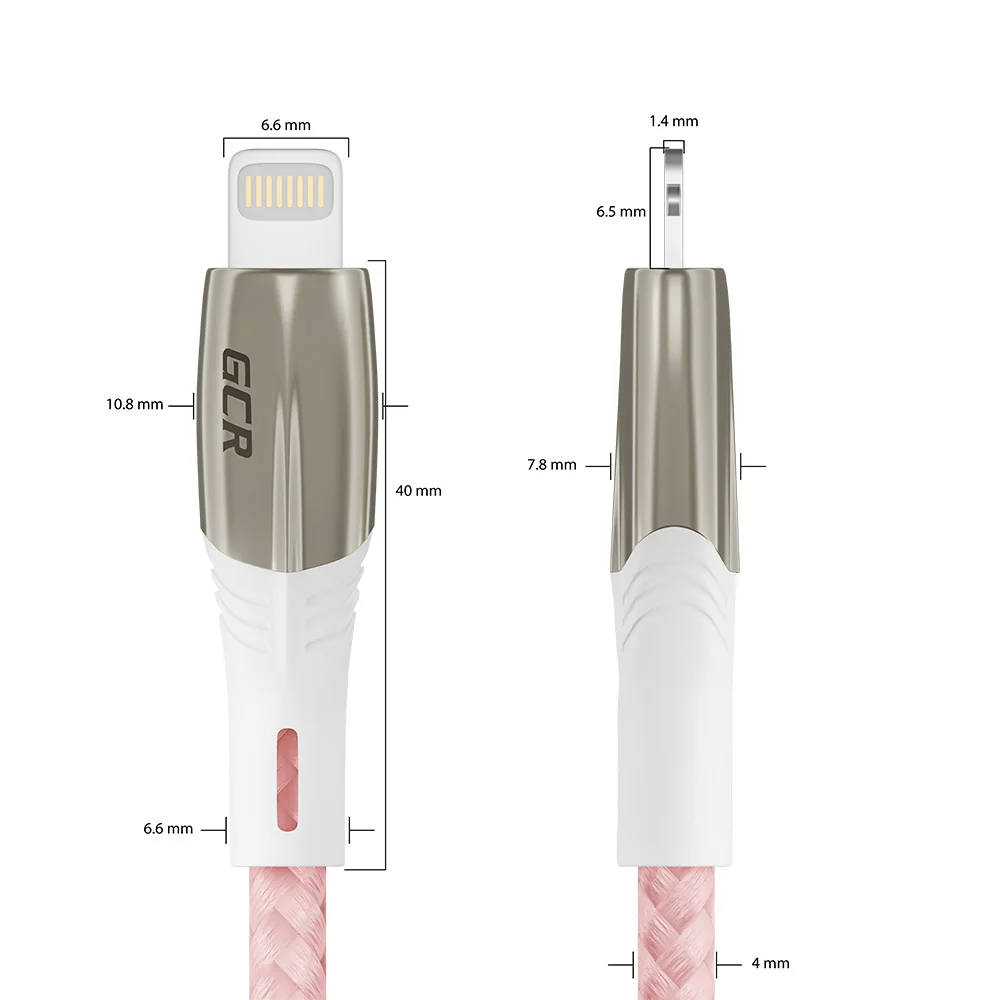 GCR Кабель для зарядки series MERСEDES Lightning MFI USB провод iPhone 5 6 7 8 iPad cable Apple айфона телефона