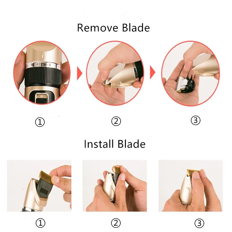 

Dog Clippers Low Noise Clippers Rechargeable Dog Trimmer Cordless Pet Grooming Tool Professional Dog Hair Trimmer Cat Shaver