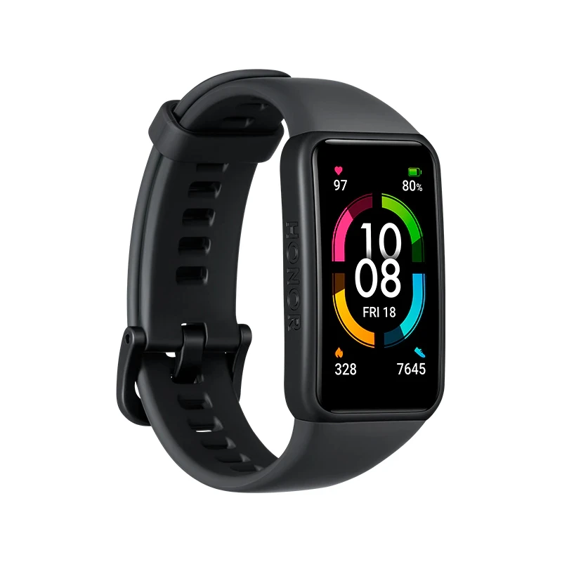 Умные смарт часы HONOR Band 6 AMOLED экран 1.47” Измерение кислорода в крови 180 мА*ч из