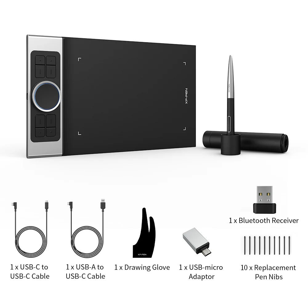 Планшет Графический XP-Pen Deco Pro SW беспроводной планшет для рисования с ручкой 9x5
