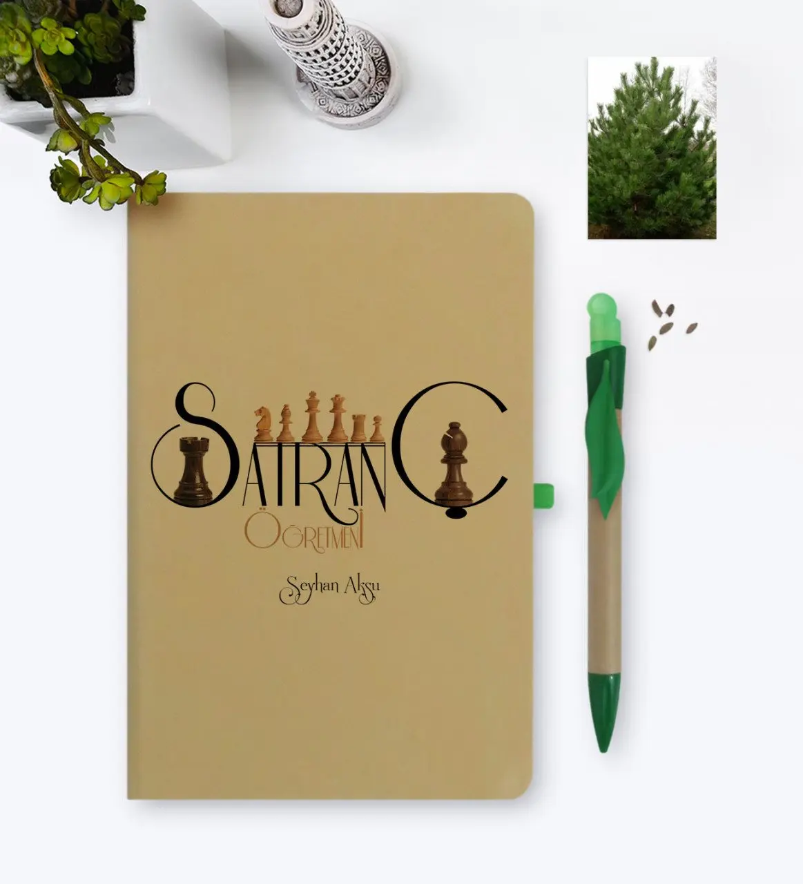

Personalized Chess Teacher Environmentalist Notebook and Seeded Pen Set-1