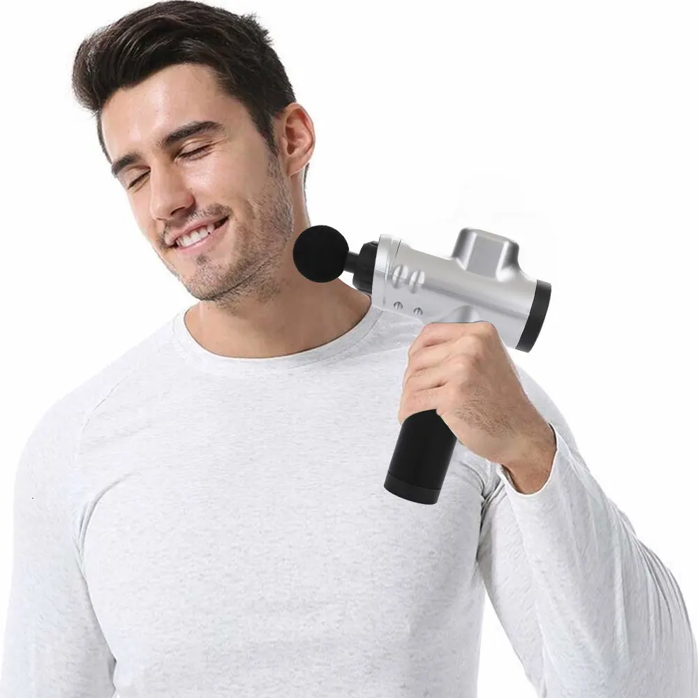

Electric Muscle Massage Gun Sport Therapy Massager Body Relaxation Pain Relief Massager Rechargeable