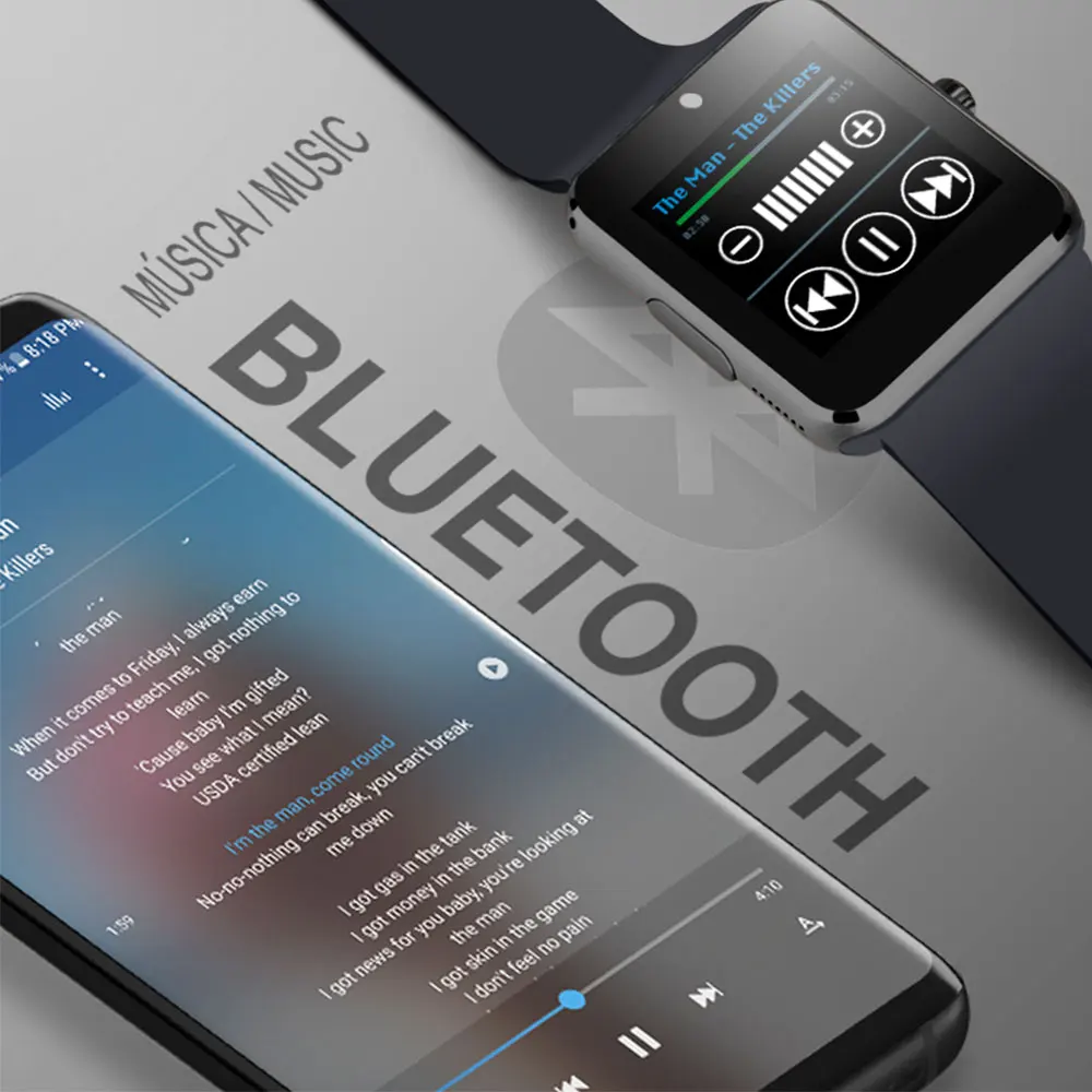 Умные часы Smartek SW 832 наручные Bluetooth Смарт с Sim MicroSD для Android и IOS|Смарт-часы| |