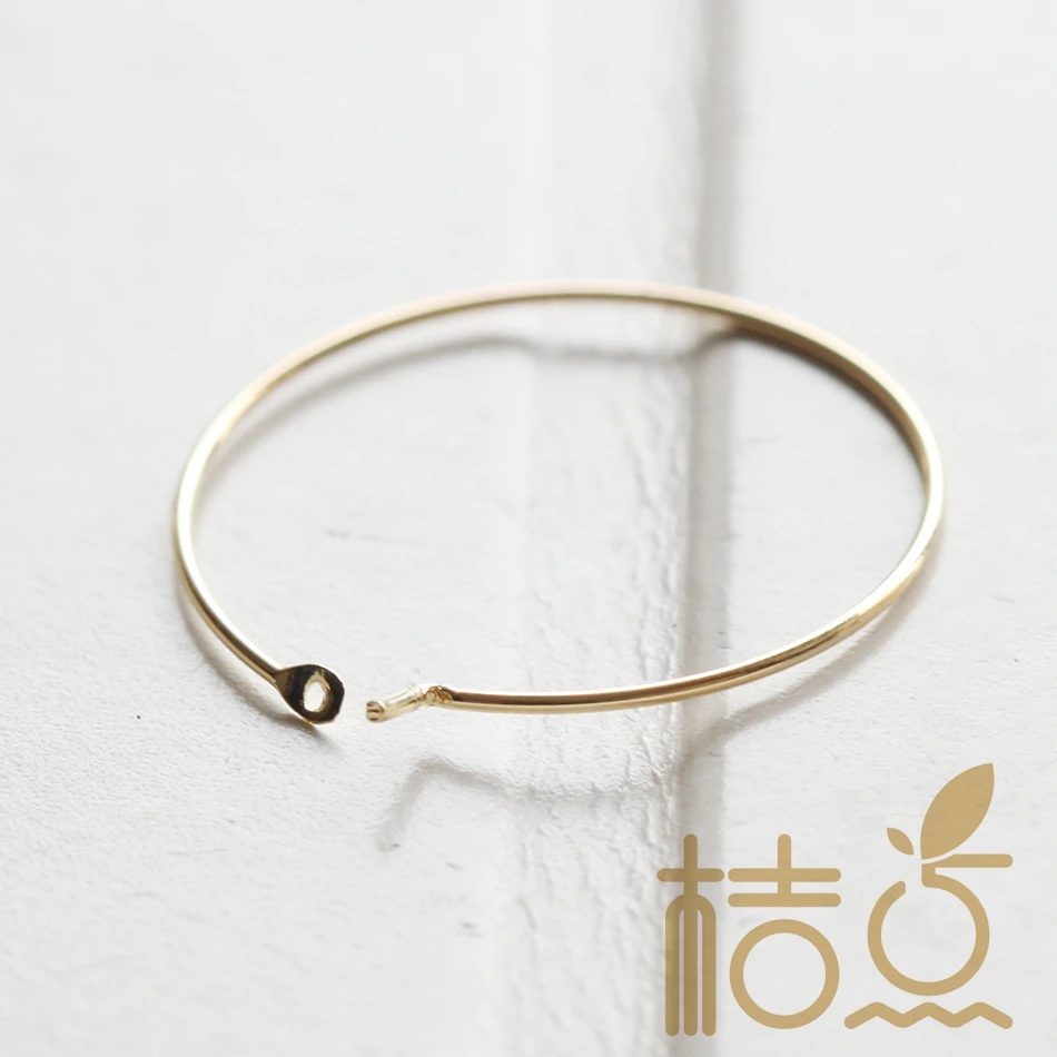 Твердая латунь круглые серьги Finding крючок для сережек в виде колец 25 5x0 7 мм (3748