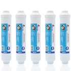 5 шт. быстрое подключение 10 ''T33 очиститель воды встроенный кокосовый углеродный столб фильтр для воды картридж с обратным осмосом Бесплатная доставка