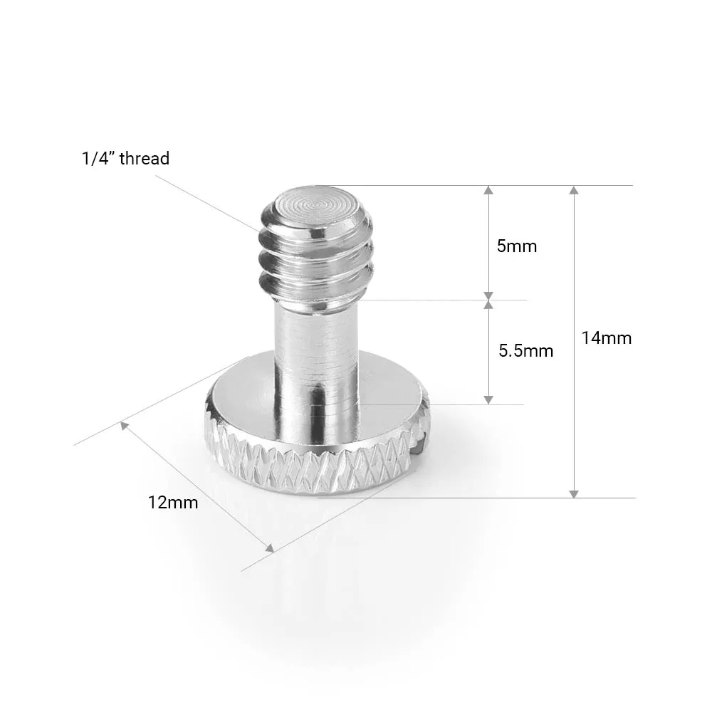 SmallRig 1/4 20 резьбовой винтовой штатив/монопод/быстросъёмная пластина/Винты для