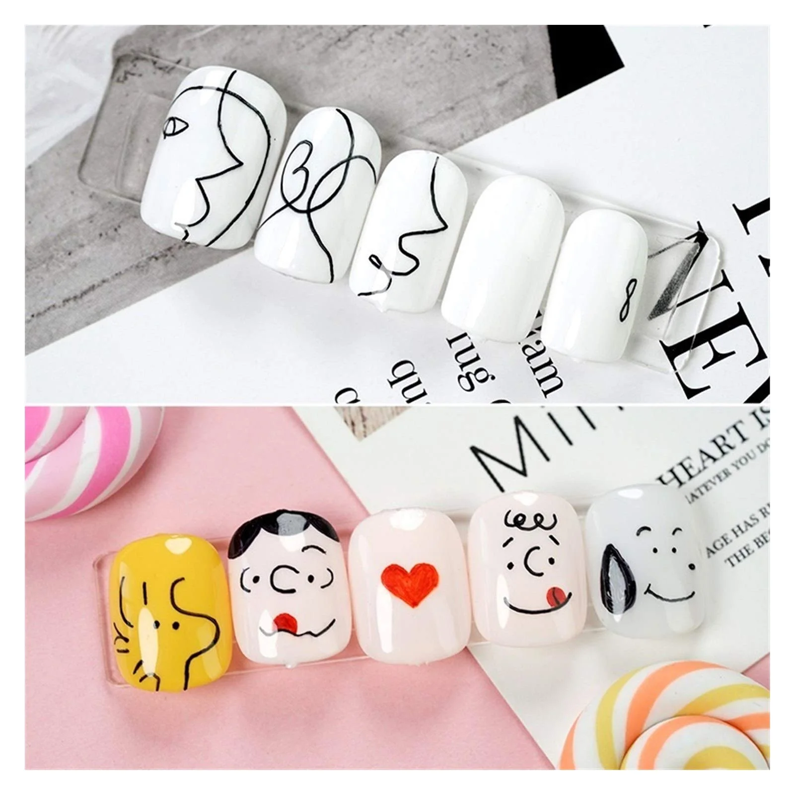 Акриловая ручка-граффити для дизайна ногтей лайнер рисования инструменты сделай