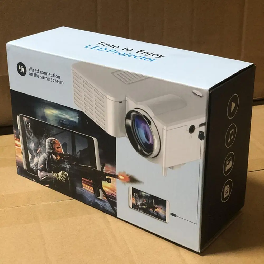 

UC28C Portable Remote Control LCD Projector Hd Home Projector Mini 3D Projector Mini Movie Video Projector