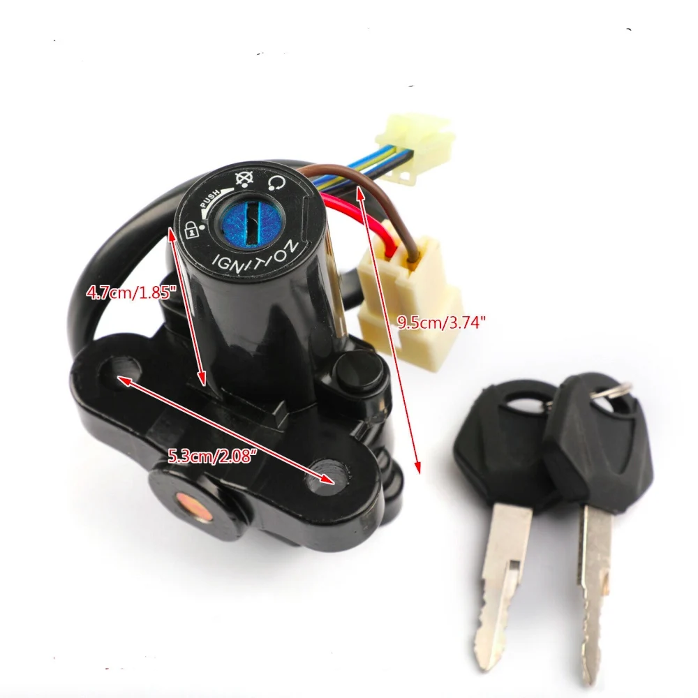 

Ключ замка зажигания для Yamaha FZ07 MT07 FZ09 MT09 2014-16/ FZ10 MT10 2017 FZ8 FAZER8 FZ8N FZ8S 11-13 MT01 05-09 MT03 06-12