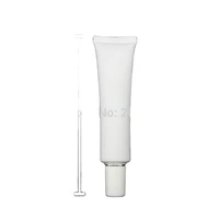 40ml white soft tube or mildy wash tube or butter or handcream tube with white silver line lid