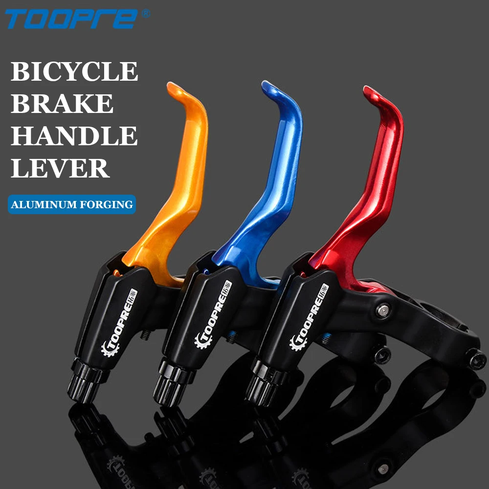 

TOOPRE Bicycle Brake Lever Ultra-light V Brake Lever for Brompton Folding Bike Road BMX Bicycle Brake Handle Aluminum Alloy