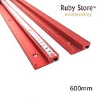 Стандартная Алюминиевая Т-образная направляющая шириной 45 мм с самоклеющейся метрической шкалой, 600 мм