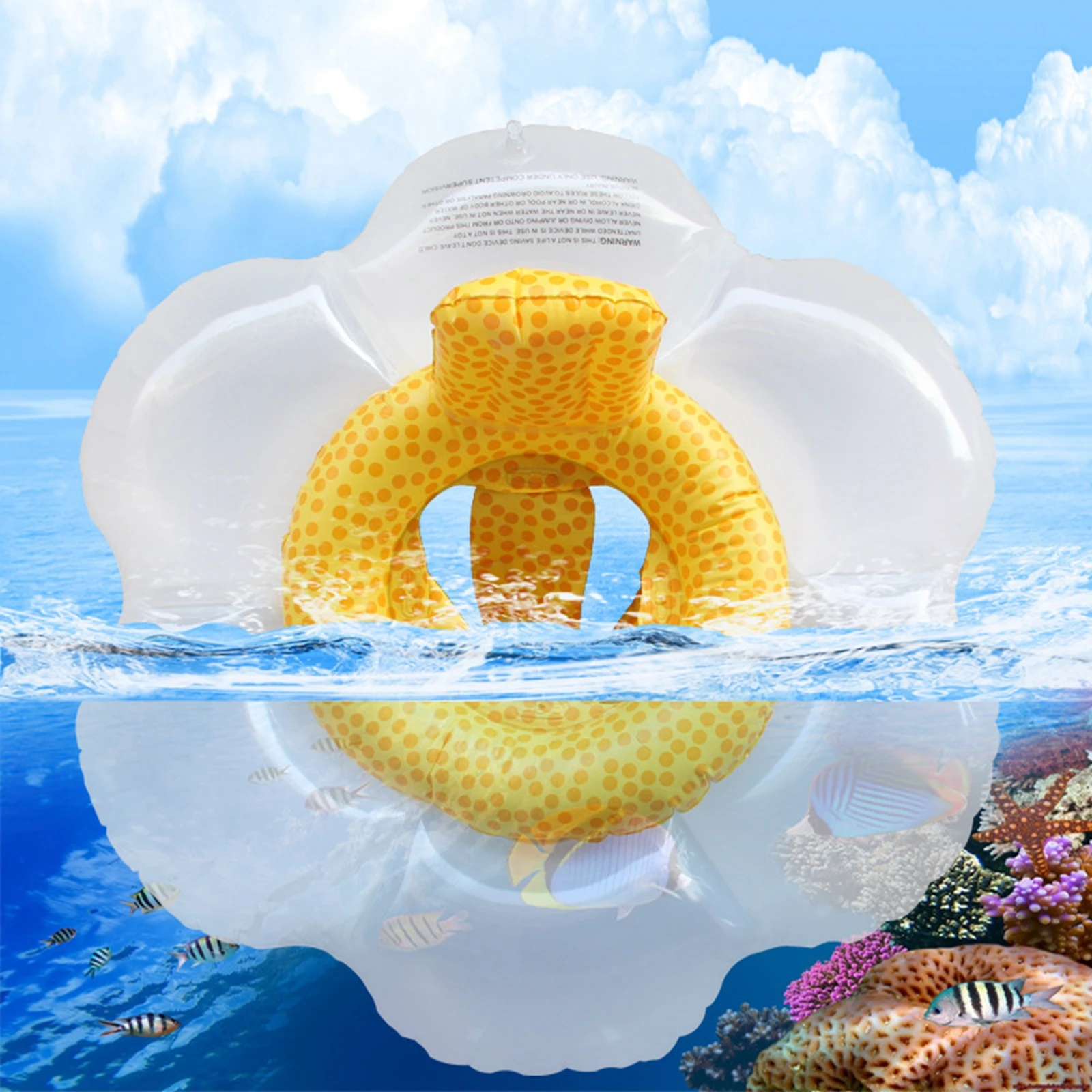 Pool Seat Ring Swimming Aid Water Inflatable Toys Beach Toy for Baby Kids Tools |