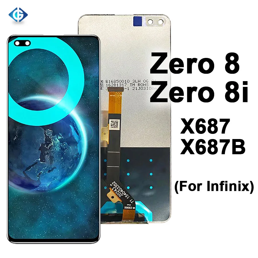 Высококачественный экран для Infinix Zero 8 X687 дигитайзер Запасные части 8I ЖК-дисплей